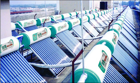 蚌埠師范單機太陽能熱水器工程